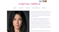 Desktop Screenshot of evgeniyaradilova.com