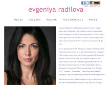 Tablet Screenshot of evgeniyaradilova.com